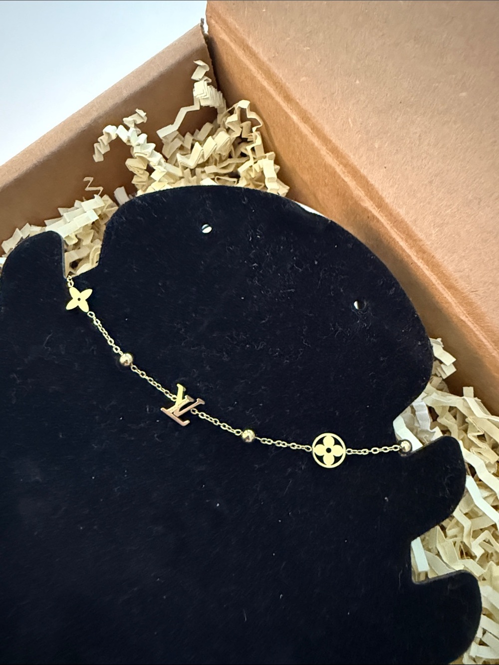Gold Tone Designer-Inspired Bracelet-Gold - Picture 3 of 4